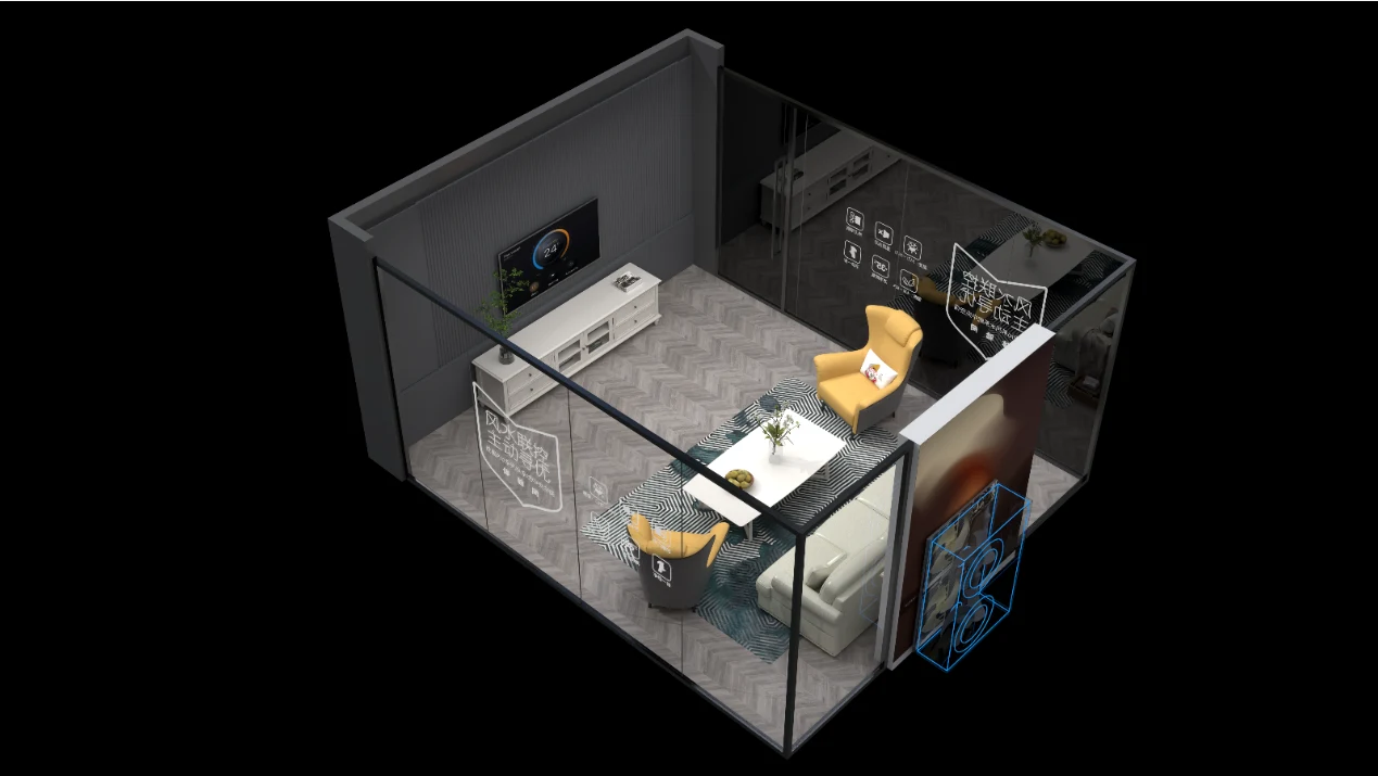 门店轴测：门头、系统墙、体验厅与洽谈区如何组成一家店